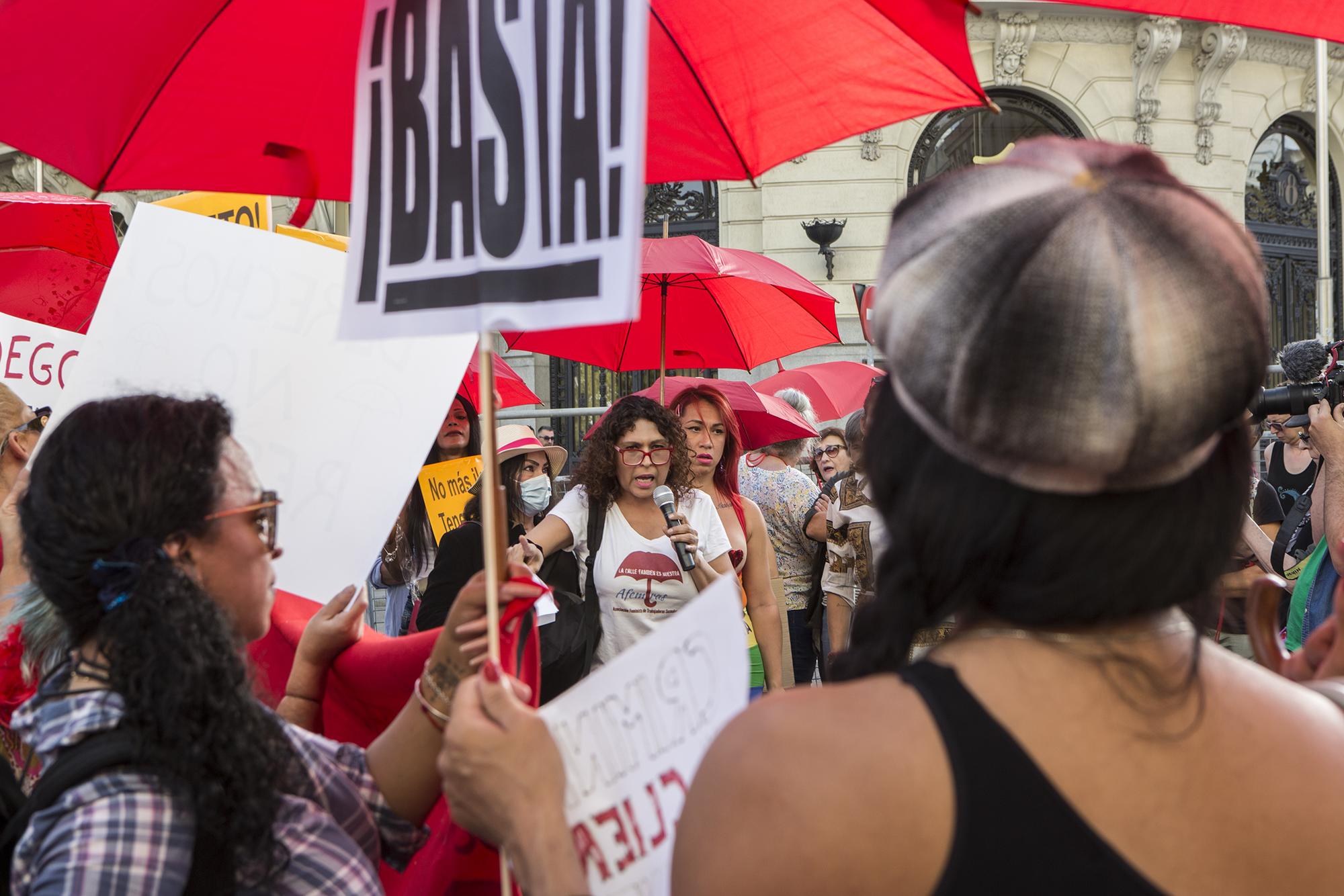Concentración en contra de la Ley Abolicionista-Prohibicionista en Madrid. 4 de octubre de 2022 - 1